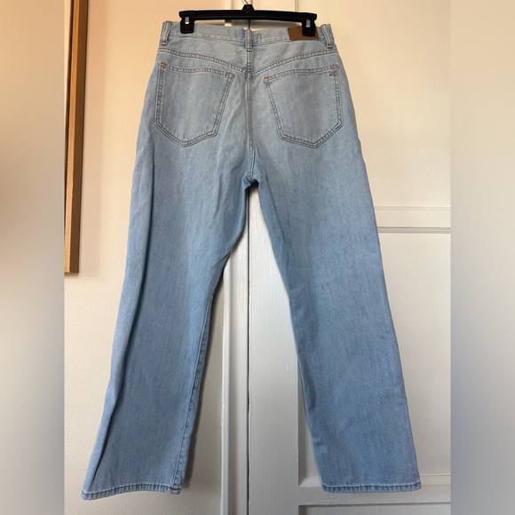 Madewell 90’s Straight Crop 100% Cotton Size 29 Light Wash - Picture 7 of 7